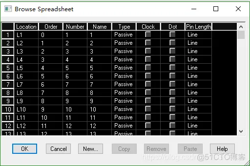 Cadence OrCAD 如何利用Excel表格制作复杂元器件？_Cadence 17.2_08